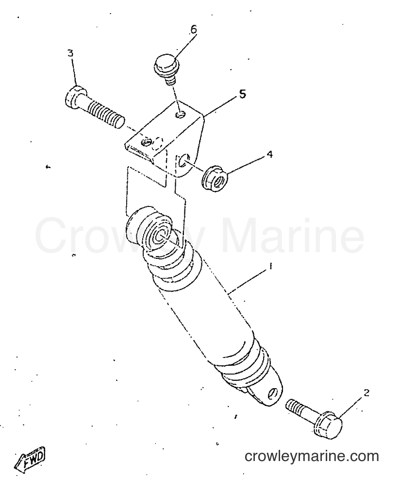 1998 Scooter CY50R - CY50R (3WG7) [999] - REAR SUSPENSION