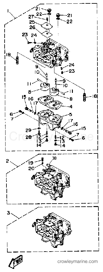 Yamaha Motors L150ETXD - CARBURETOR