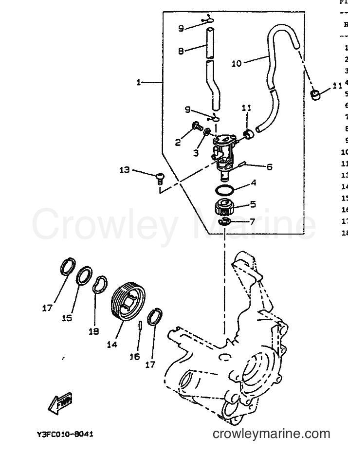 1991 Scooter CW50 - CW50 (4CA2) [999] - OIL PUMP