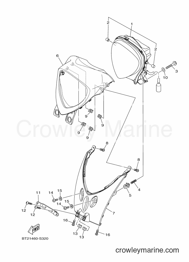 2017 Street Bike LNC125-I - LNC125-I (BT21) [010] - HEADLIGHT