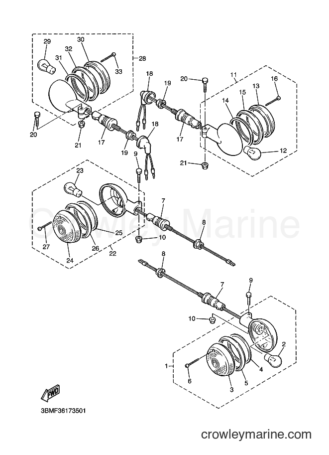 Yamaha Motors XV250 (2UJF) [010] - FLASHER LIGHT