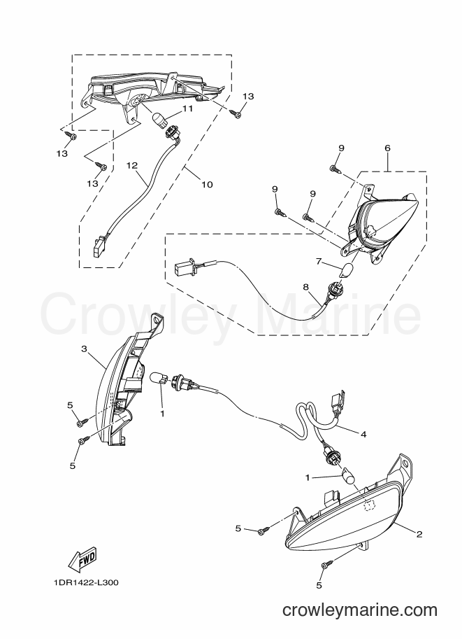 Yamaha Motors XC115S (1DR7) [010] - FLASHER LIGHT