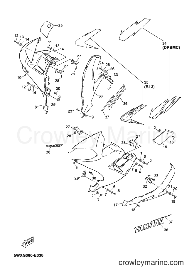 2006 Scooter TZR50 - TZR50 (5WXG) [030] - COWLING 2