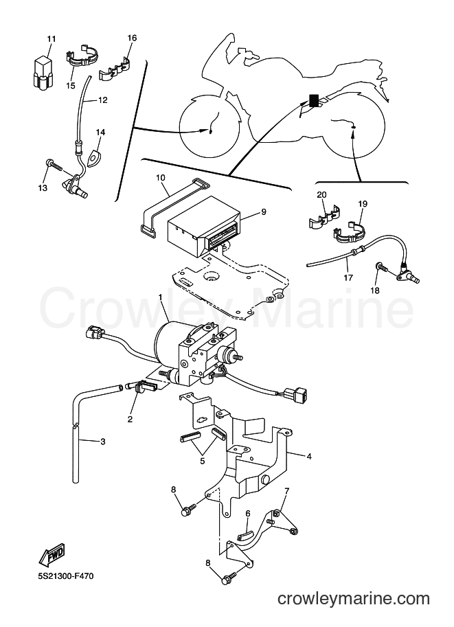 2009 Street Bike FZ6-SAHG - FZ6-SAHG (5S23) [060] - ELECTRICAL 3