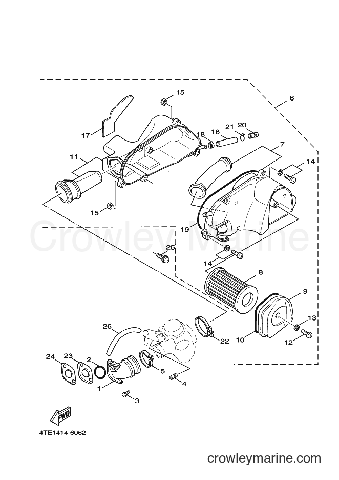 Yamaha Motors XC125A (5MJ1) [010] - INTAKE