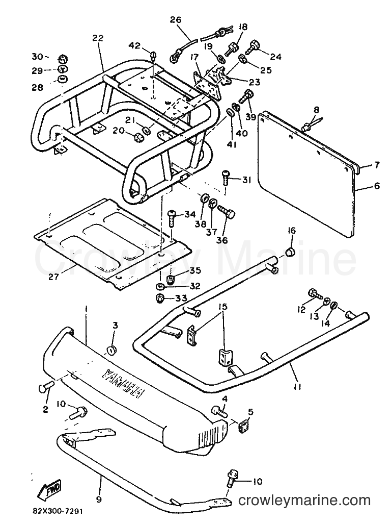 1988 Snowmobile BR250TF - BR250TF (85A) [999] - BUMPER