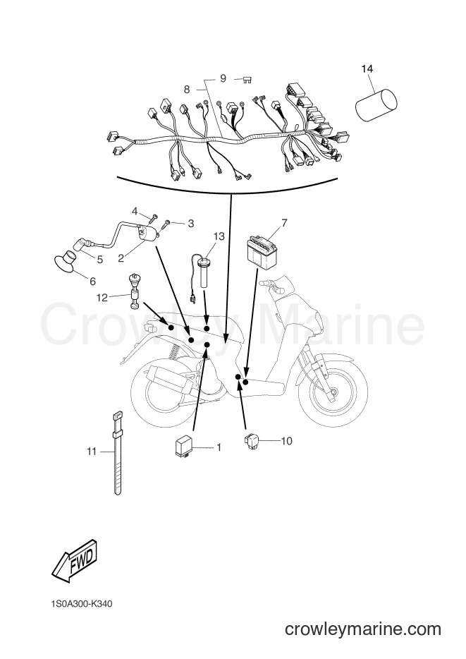 Yamaha Motors EW50N (1S0B) [010] - ELECTRICAL 2