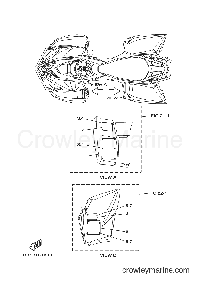 2009 ATV YFM450FAS - YFM450FAS (3C2J) [010] - EMBLEM & LABEL 2