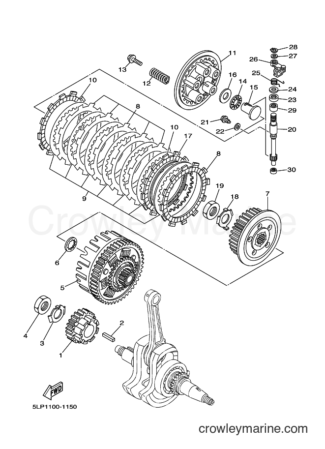 2003 ATV YFM660R - YFM660R (5LP9) [030] - CLUTCH