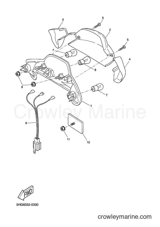 Yamaha Motors CW50 (5NT5) [010] - TAILLIGHT