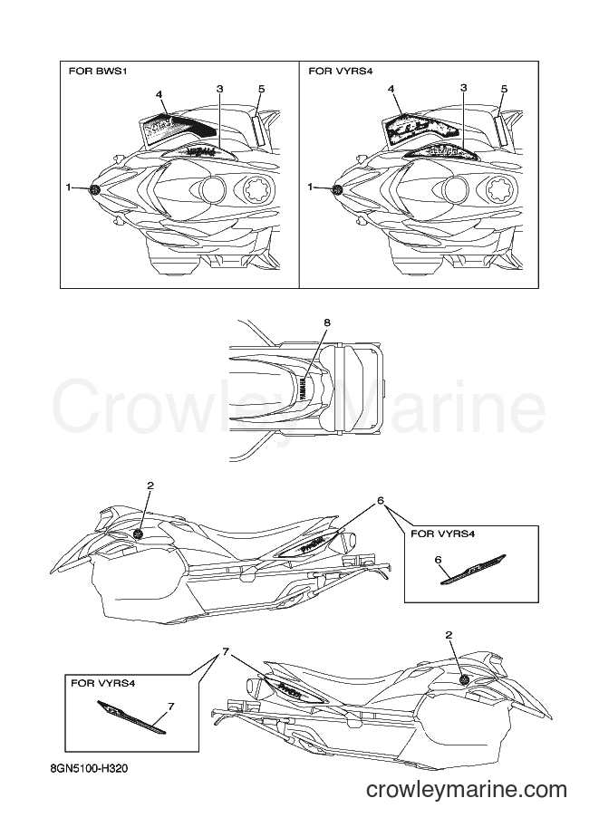 2009 Snowmobile RPZ50S - RPZ50S (8GN5) [020] - EMBLEM