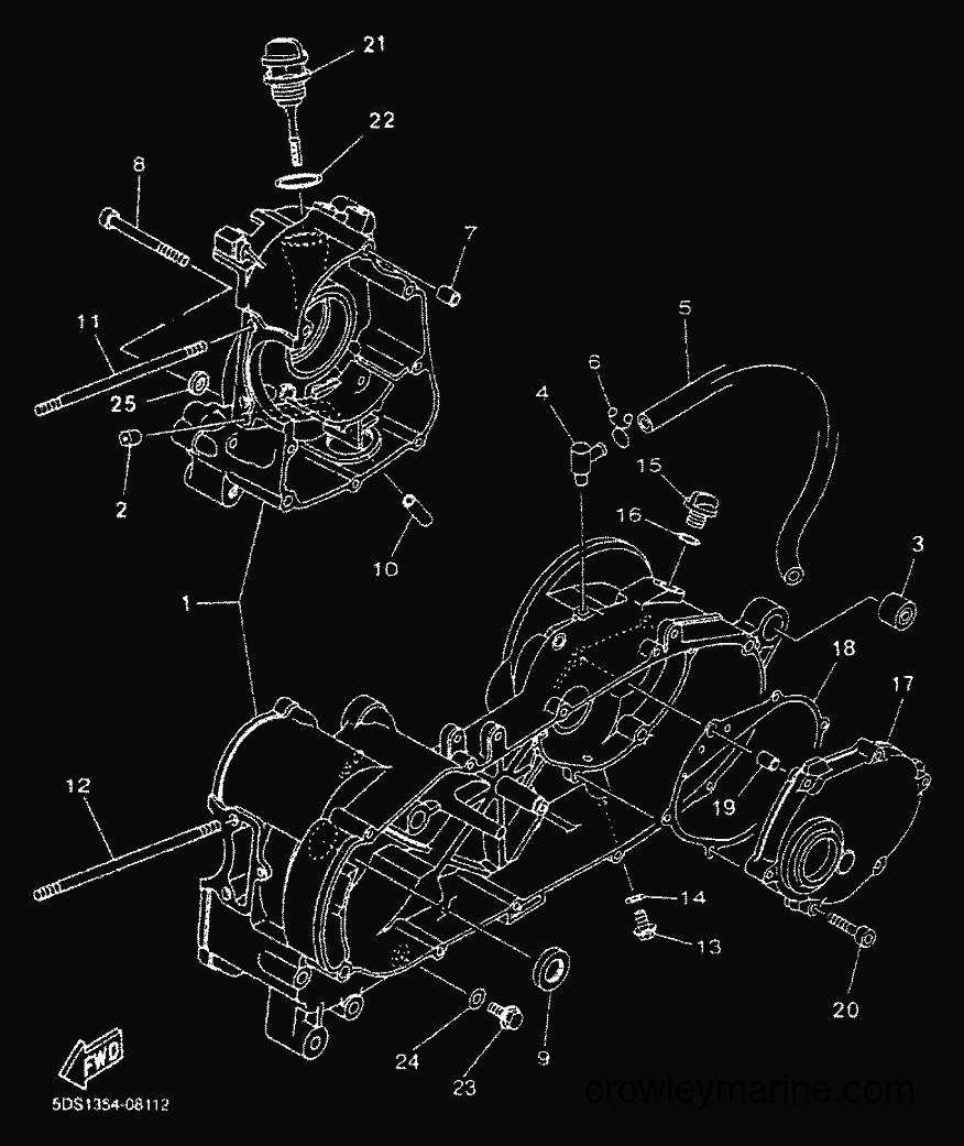 Yamaha Motors YP125E (5DSK) [010] - CRANKCASE