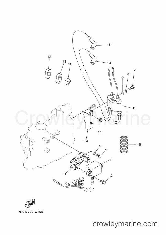 Yamaha Motors E8DMHS (677G) [040] - ELECTRICAL
