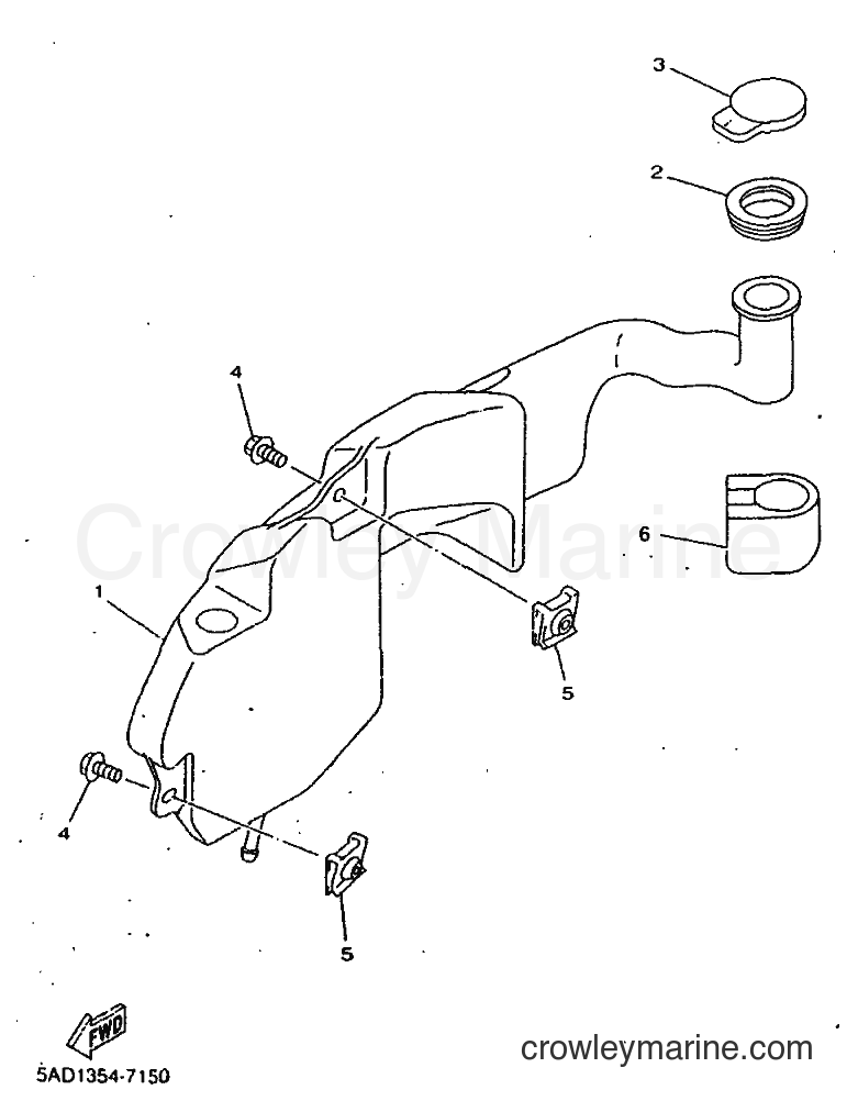 1999 Scooter YN50 - YN50 (5BW2) [010] - OIL TANK