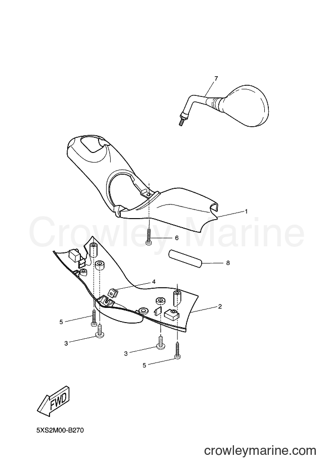 2004 Scooter YH50L - YH50L (5UB5) [010] - COWLING 1