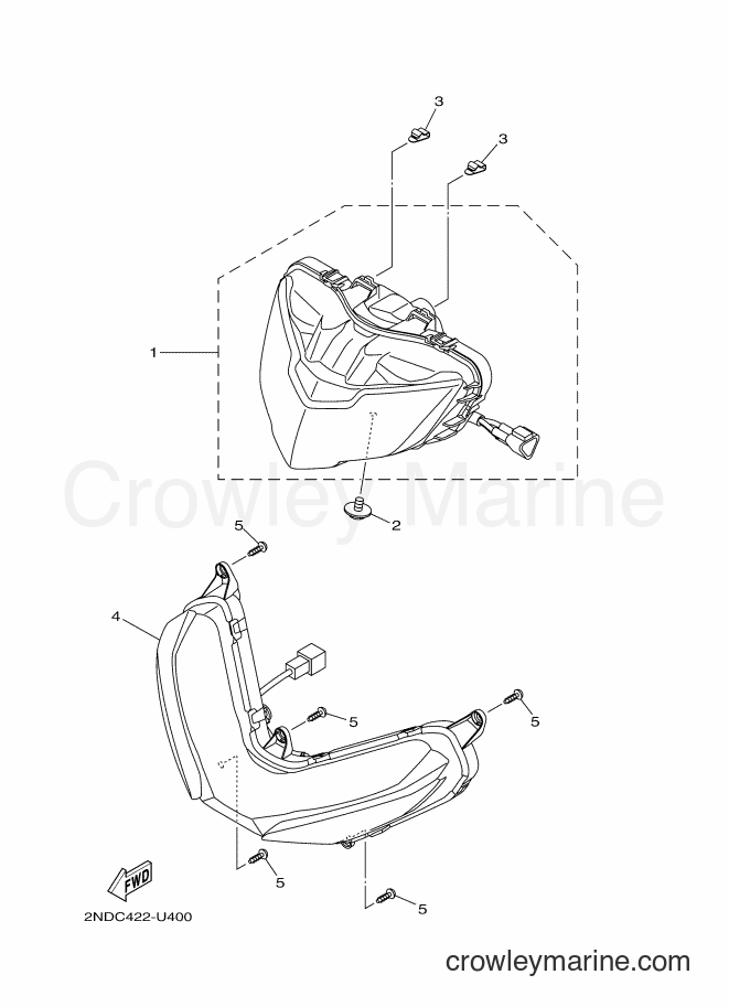 2019 Scooter T150 - T150 (2NDC) [010] - HEADLIGHT