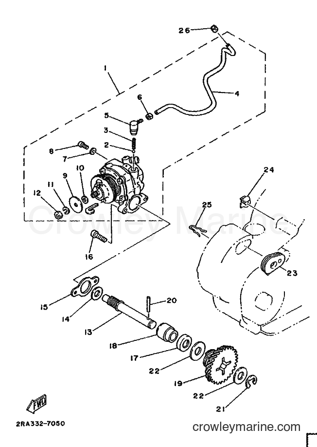 1987 Scooter DT80LC - DT80LC (2RA) [999] - OIL PUMP