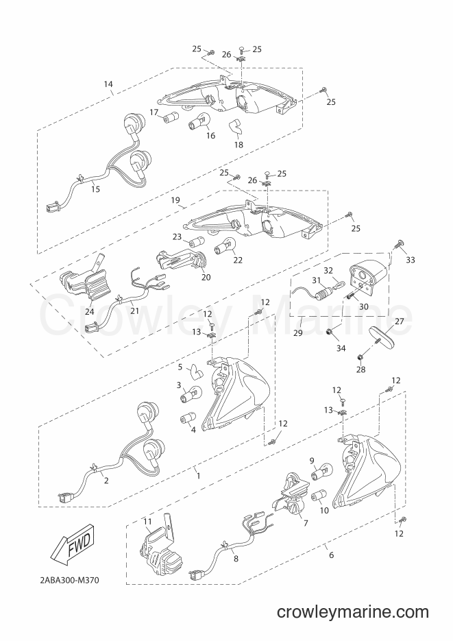 Yamaha Motors YP125R (2ABA) [040] - TAILLIGHT
