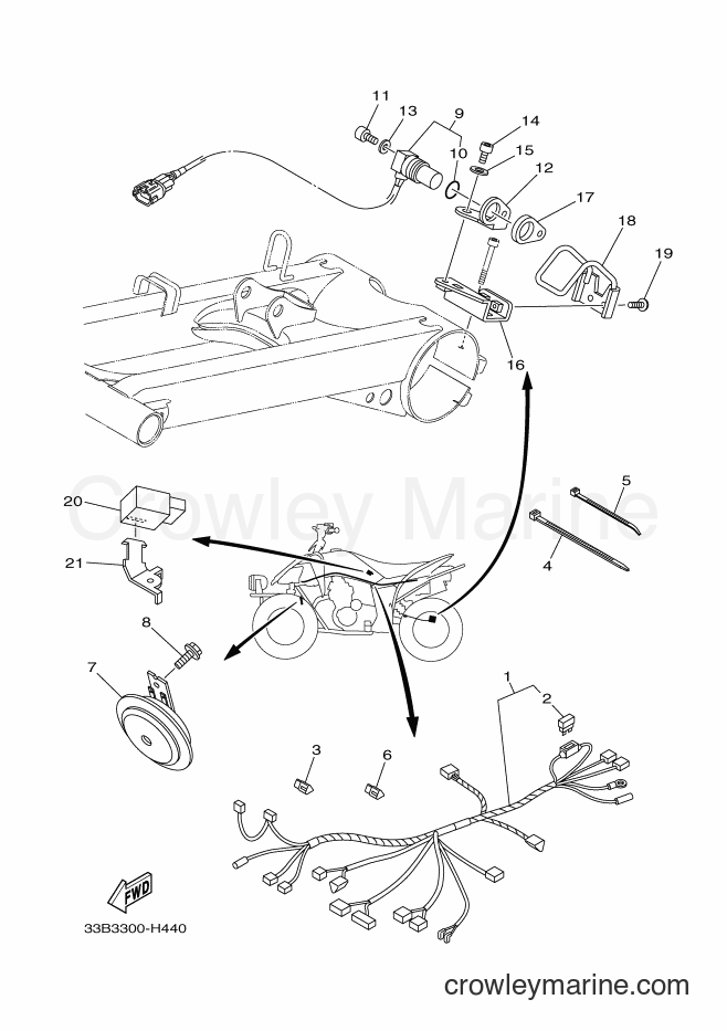 Yamaha Motors YFM250R (33B7) [010] - ELECTRICAL 2