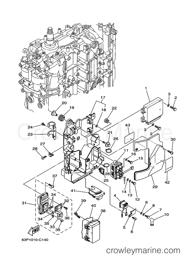 Yamaha Motors FL150AETX (64P4) [040] - ELECTRICAL 2