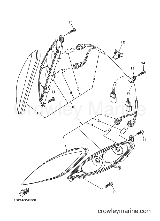 Yamaha Motors LB-135D-CW (2S45) [010] - FLASHER LIGHT