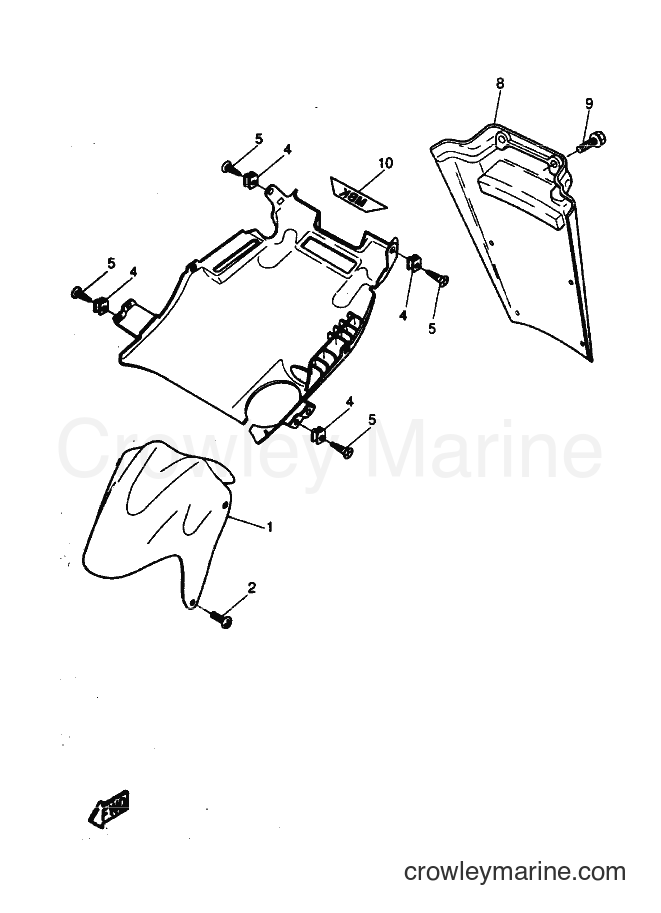Yamaha Motors YQ50 (5DR2) [010] - FENDER