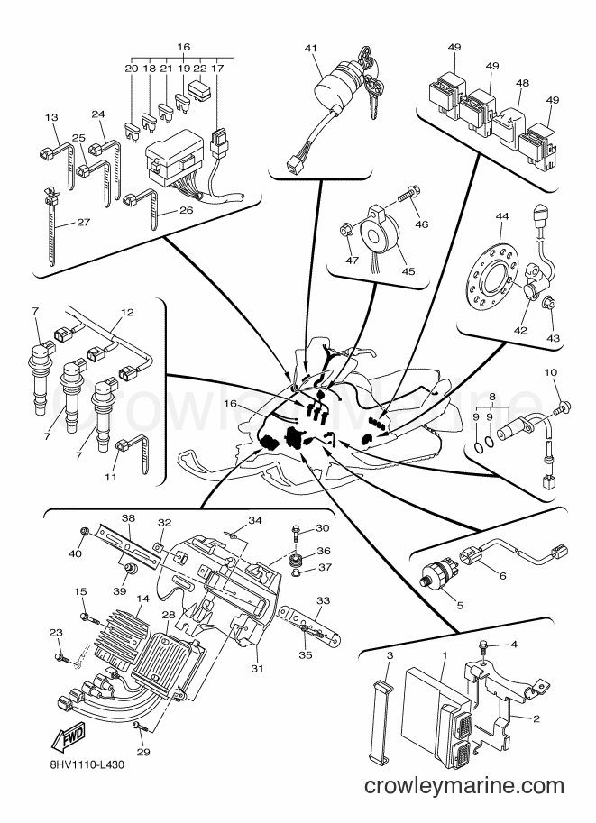 Yamaha Motors RS10R (8HV1) [020] - ELECTRICAL 1