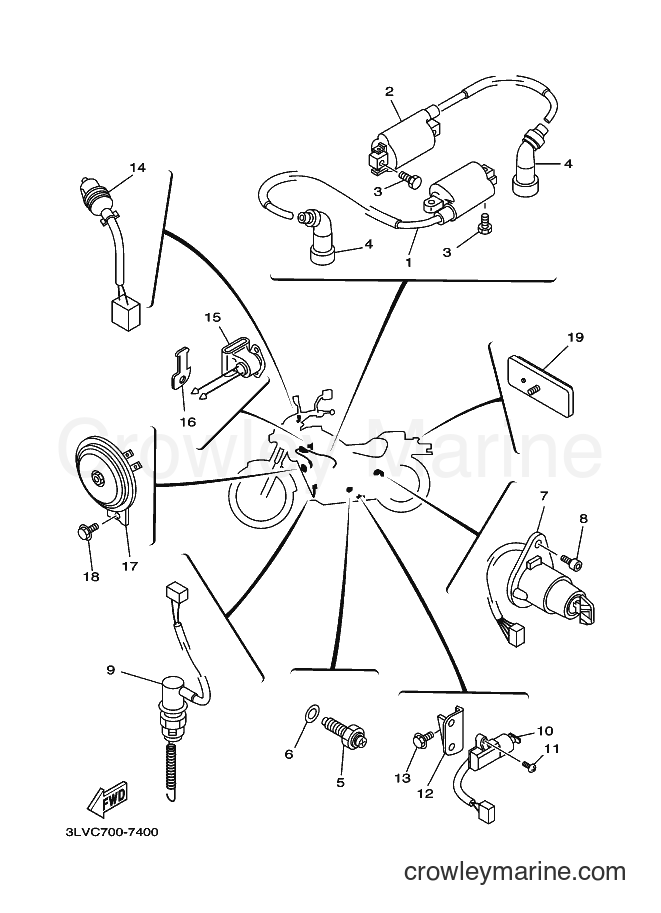 Yamaha Motors XV250S (3LSM) [100] - ELECTRICAL 2
