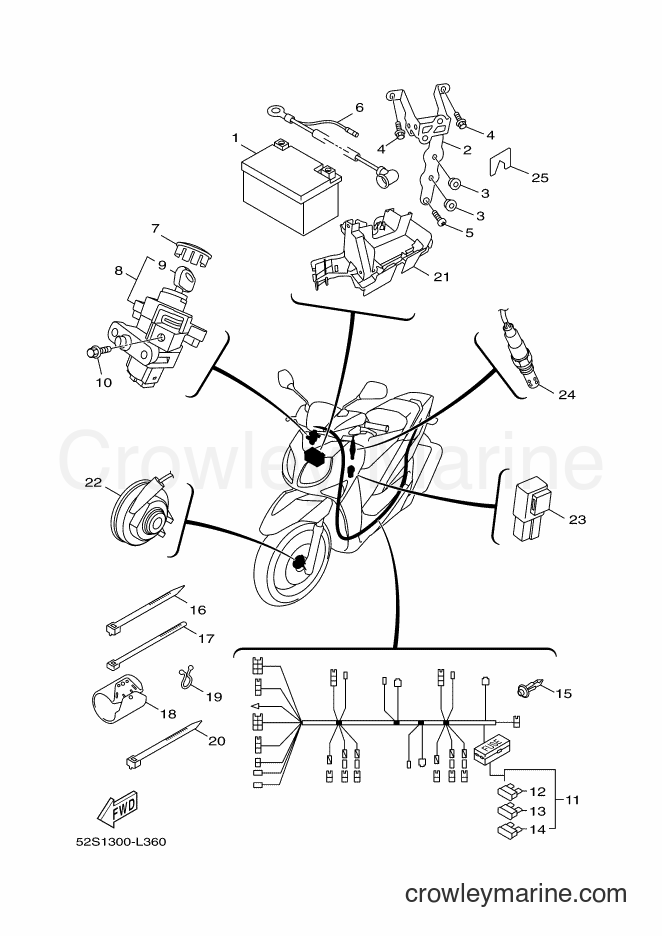 Yamaha Motors HW125 (53B1) [010] - ELECTRICAL 2