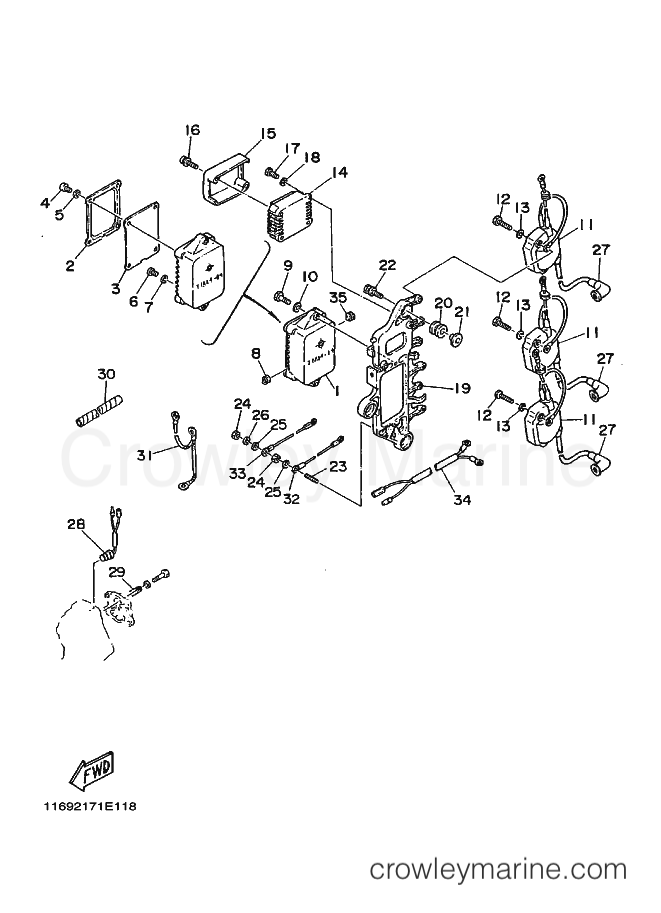 Yamaha Motors 75A (692) [010] - ELECTRICAL