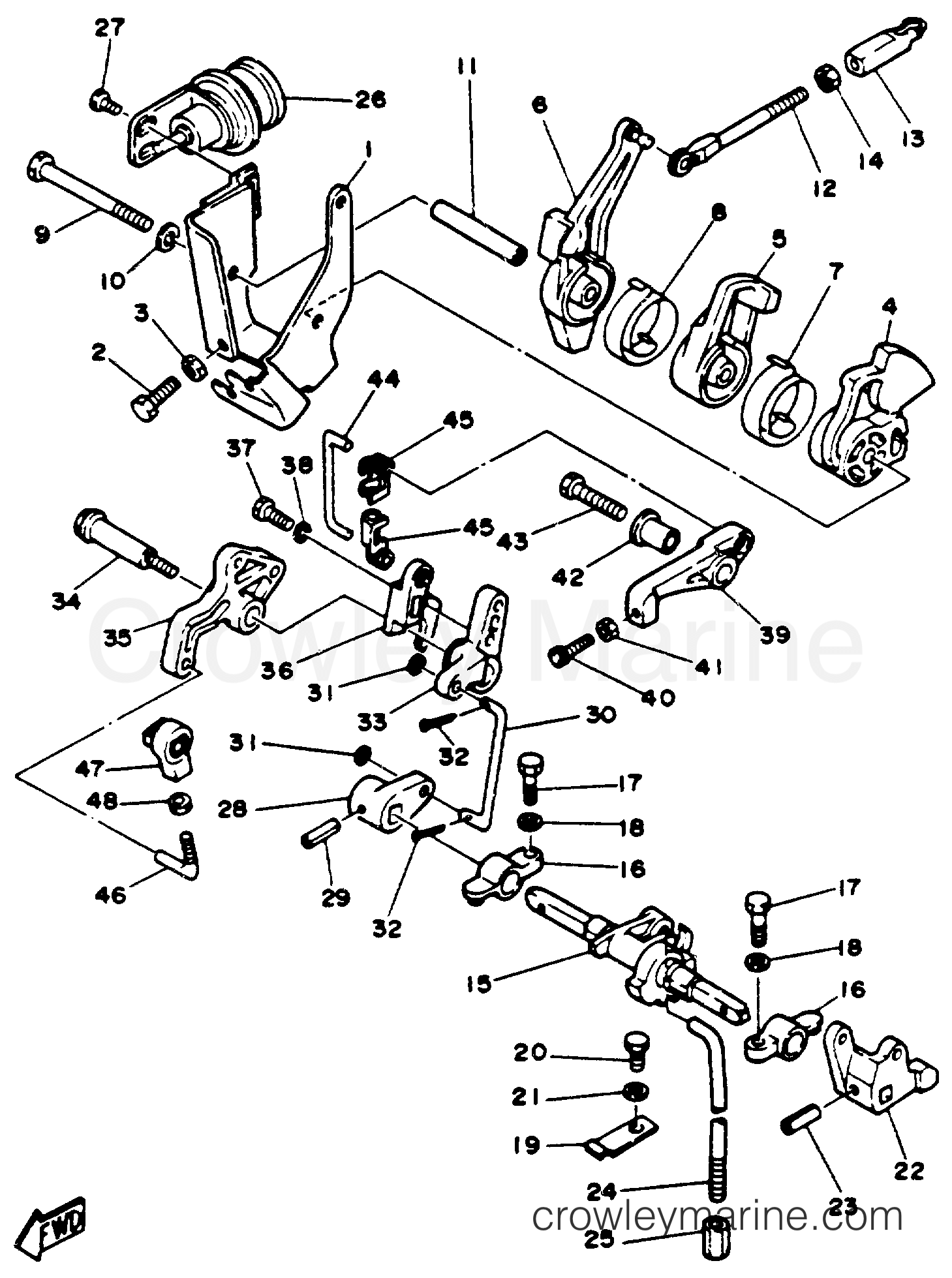 Yamaha Motors 25ELHR - CONTROL ENGINE