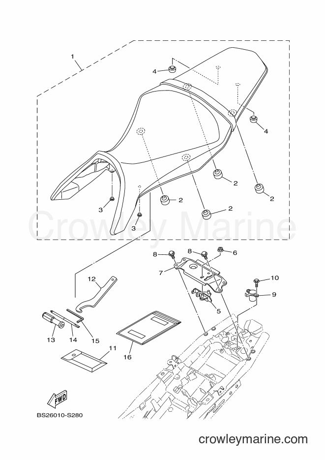 2017 Street Bike MT-09A - MT-09A (BS26) [010] - SEAT