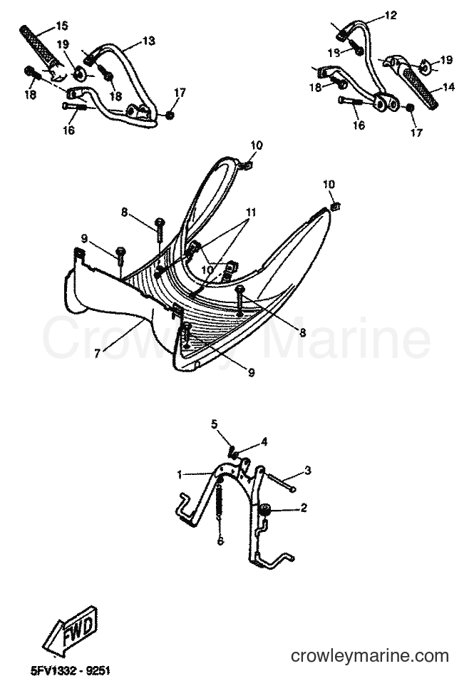 2001 Scooter YH50 - YH50 (5JB6) [020] - STAND & FOOTREST