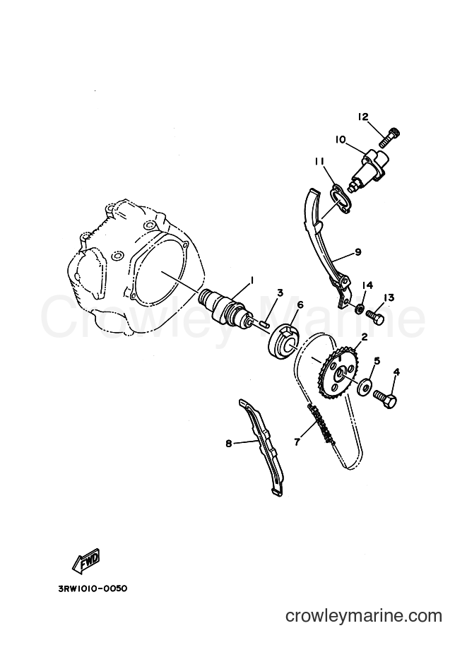 2000 Dirt Bike XT225 - XT225 (4BEU) [010] - CAMSHAFT. CHAIN