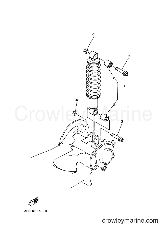 2005 ATV YFM80W - YFM80W (5THC) [010] - REAR SUSPENSION