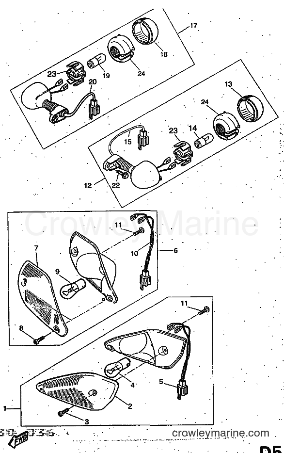 1997 Scooter YQ50 - YQ50 (5DP1) [999] - FLASHER LIGHT
