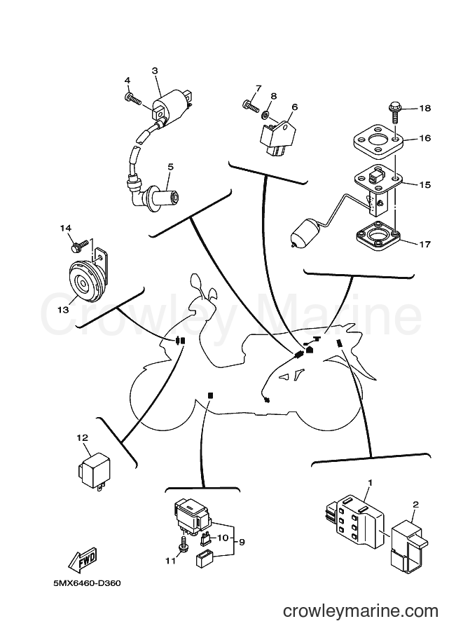 Yamaha Motors AT115C (5MX6) [010] - ELECTRICAL 2