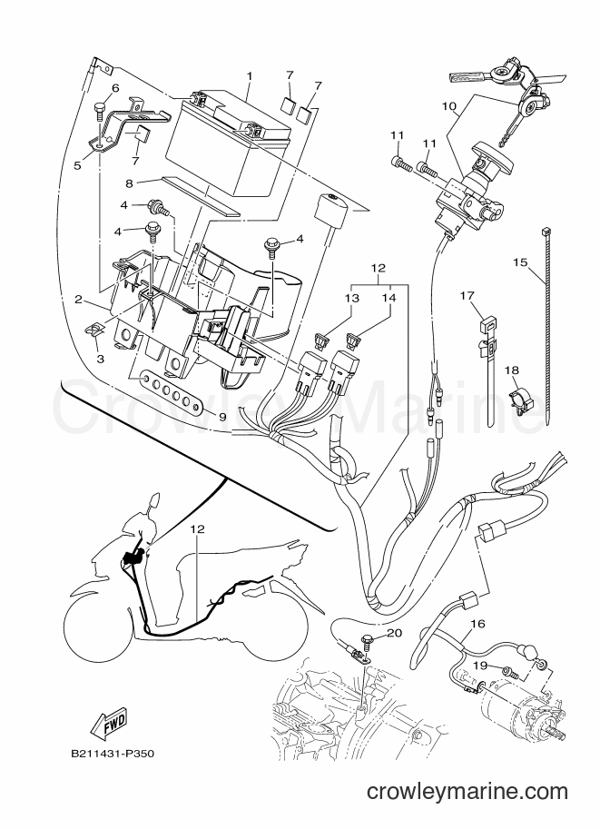 2015 Street Bike LNR125 - LNR125 (B211) [010] - ELECTRICAL 1
