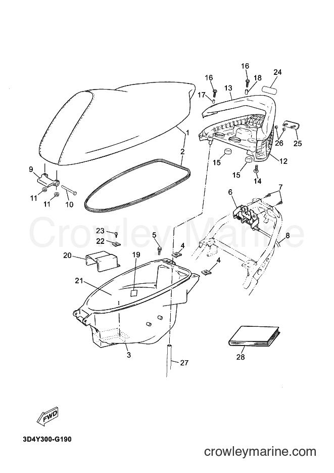 Yamaha Motors CS50 (49D7) [010] - SEAT