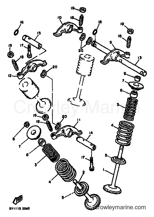 1982 Dirt Bike XT550 - XT550 (5Y3) [999] - VALVE