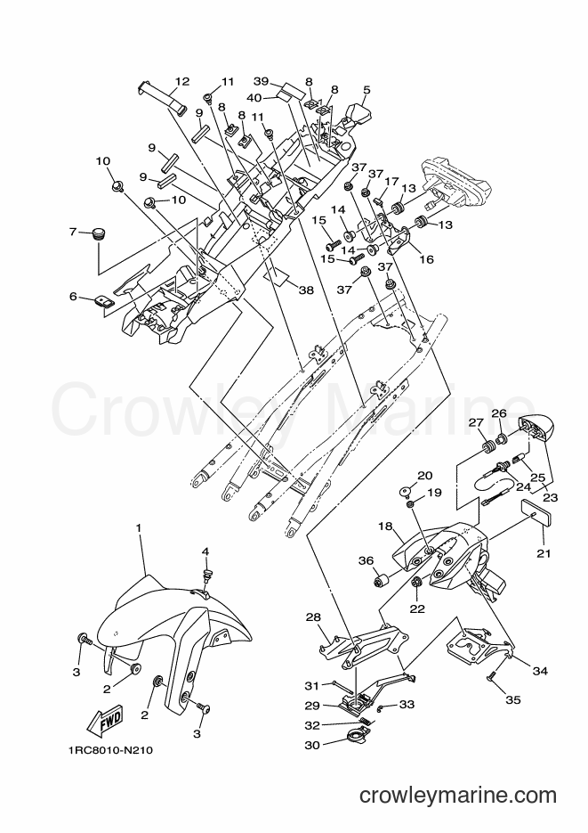 2016 Street Bike MT-09 - MT-09 (B878) [010] - FENDER