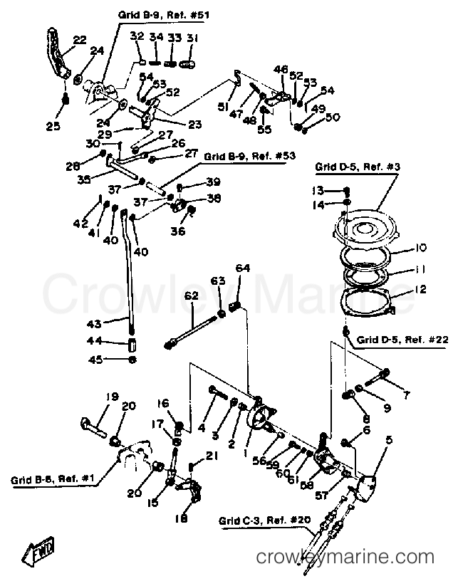 Yamaha Motors 25ELK - CONTROL ENGINE