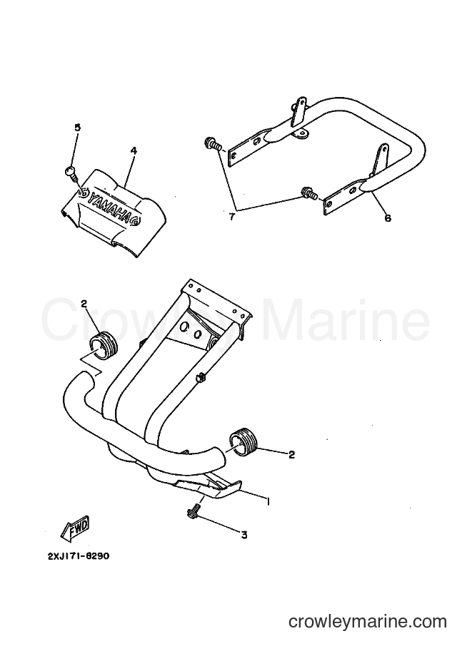 1988 ATV YFS200 - YFS200 (2XJ0) [025] - GUARD