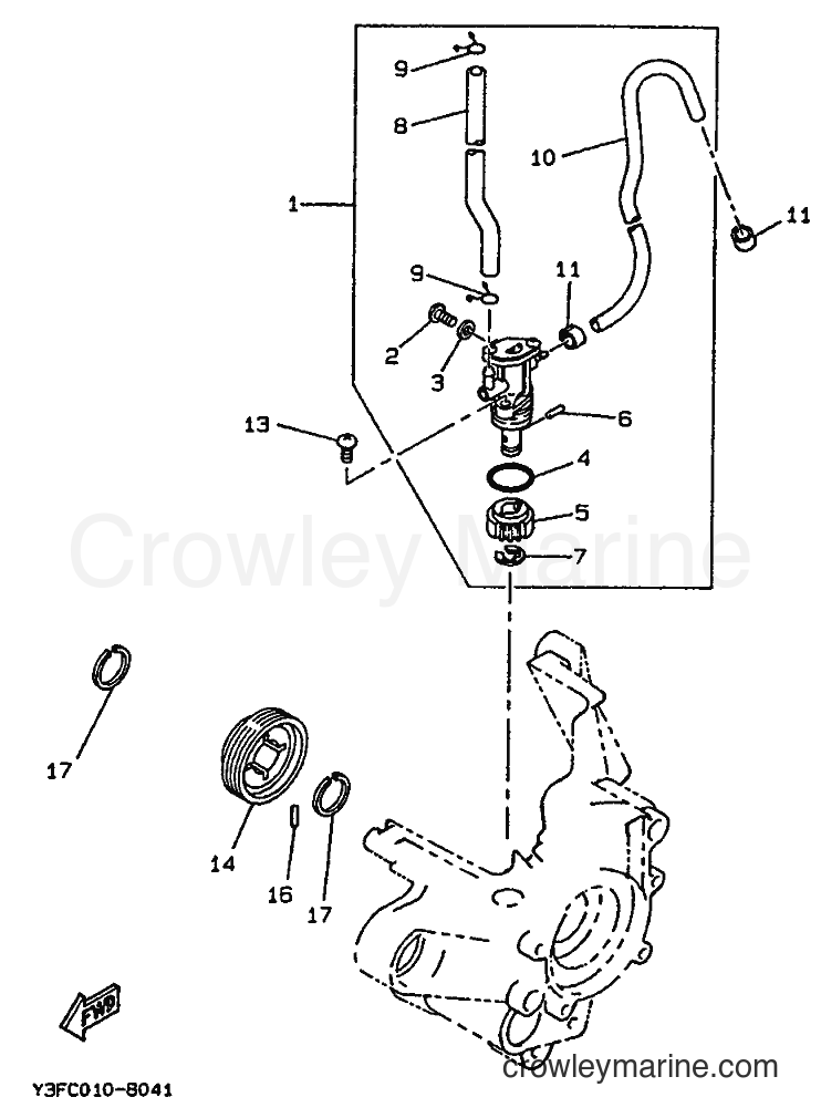1995 Scooter CW50 - CW50 (3WV7) [999] - OIL PUMP