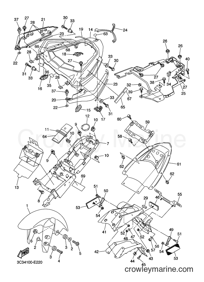 2006 Street Bike FZ1-S - FZ1-S (3C36) [010] - FENDER