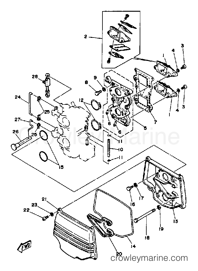 Yamaha Motors 25ELRQ - INTAKE