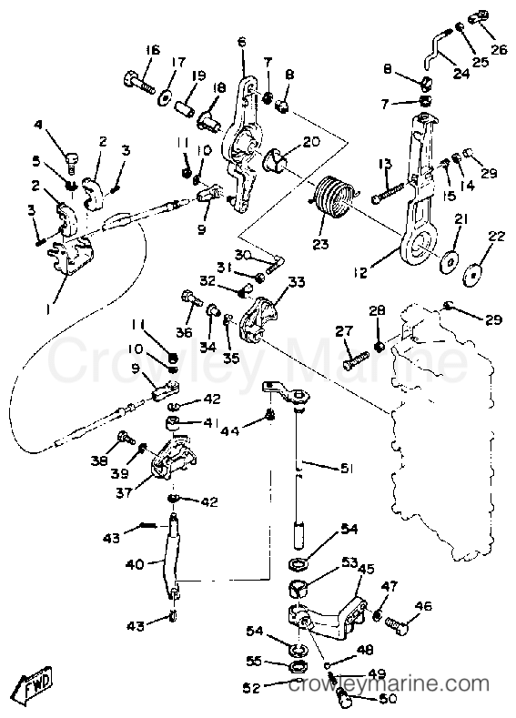 Yamaha Motors 175ETLN - CONTROL ENGINE