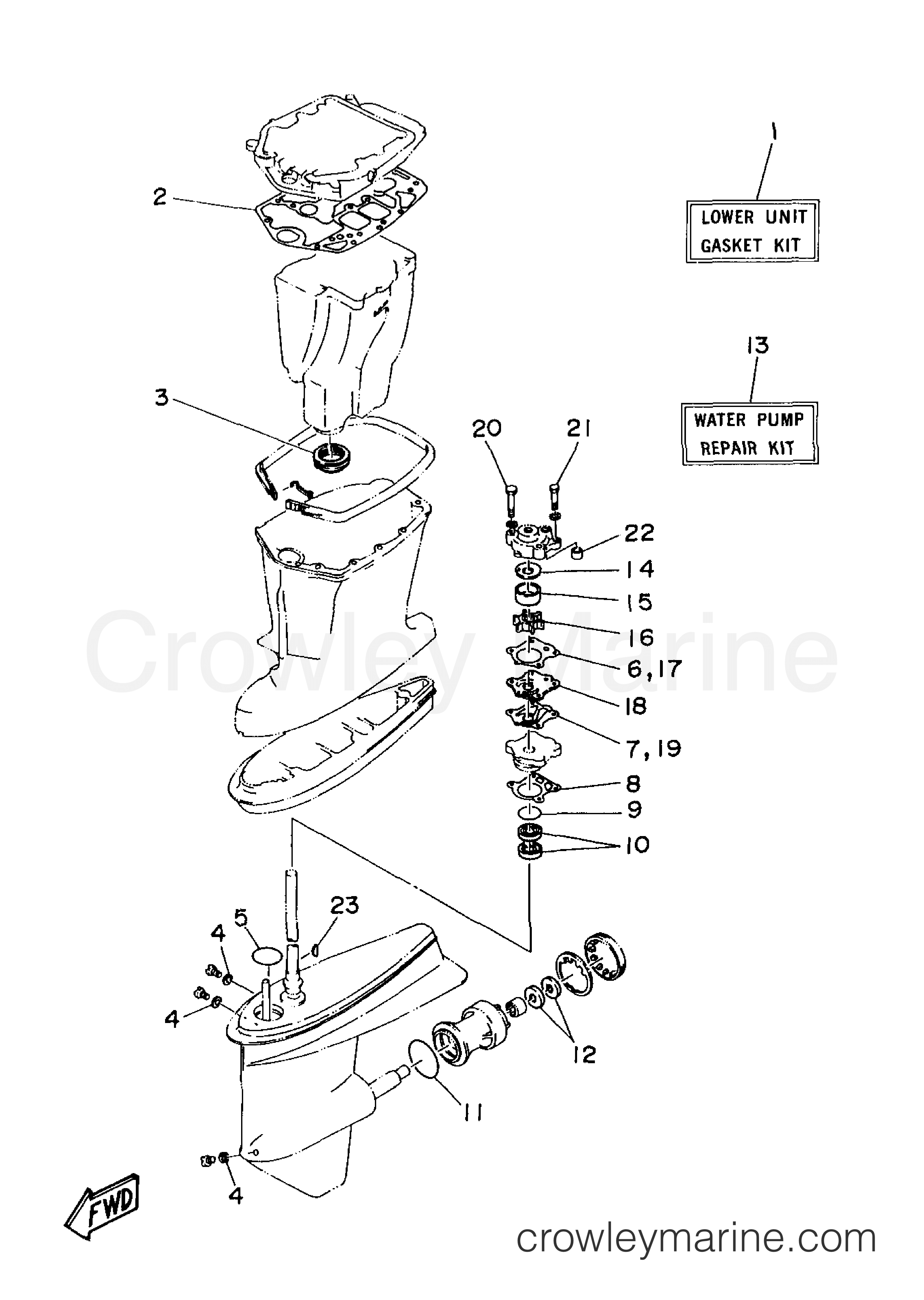 Yamaha Motors E48MLHX - REPAIR KIT 2