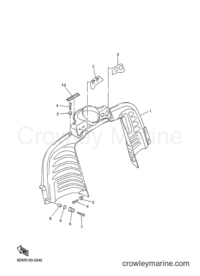 Yamaha Motors VT700 (8DM6) [020] - INSTRUMENT PANEL