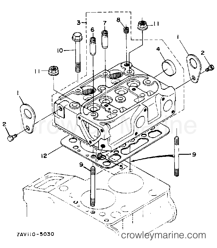 Yamaha Motors EDL5500DVES - CYLINDER HEAD